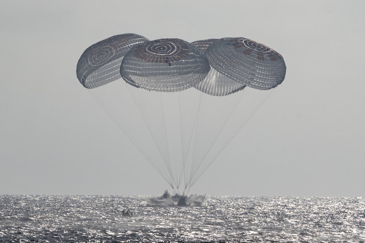 NASA's SpaceX Crew 12 splashes down after 237 days in space