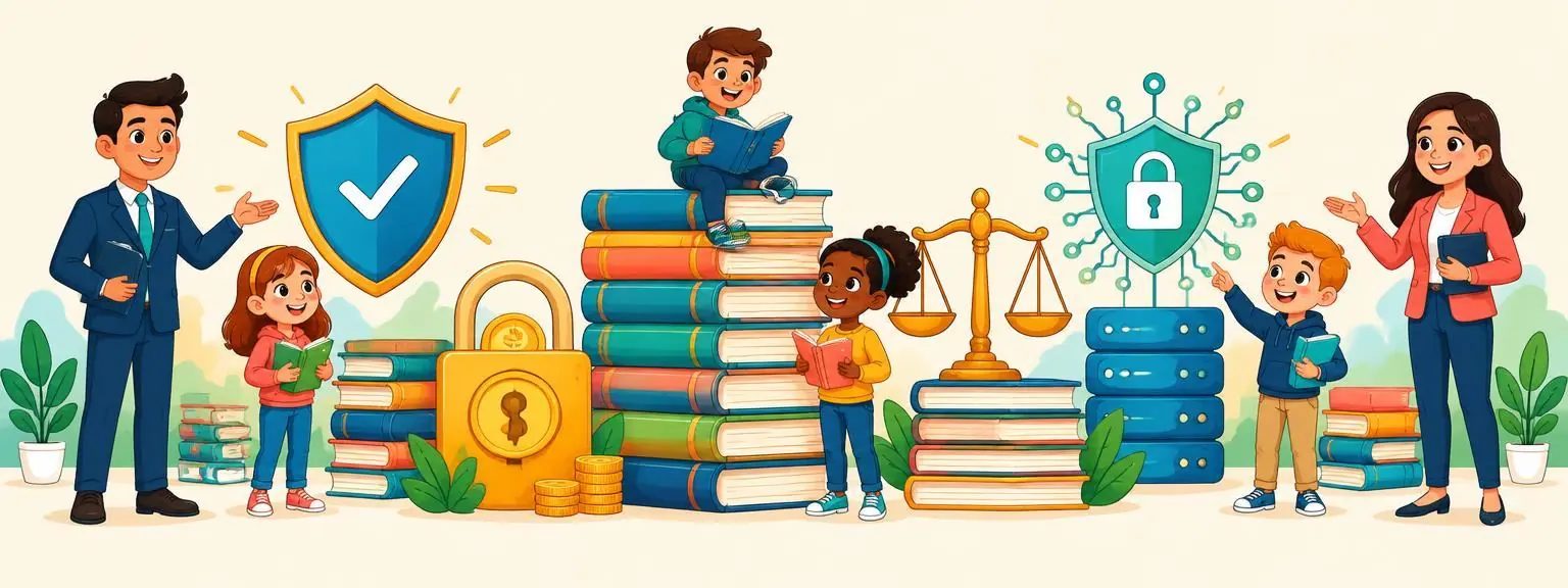 Children learning about safety, fairness, money and data rules