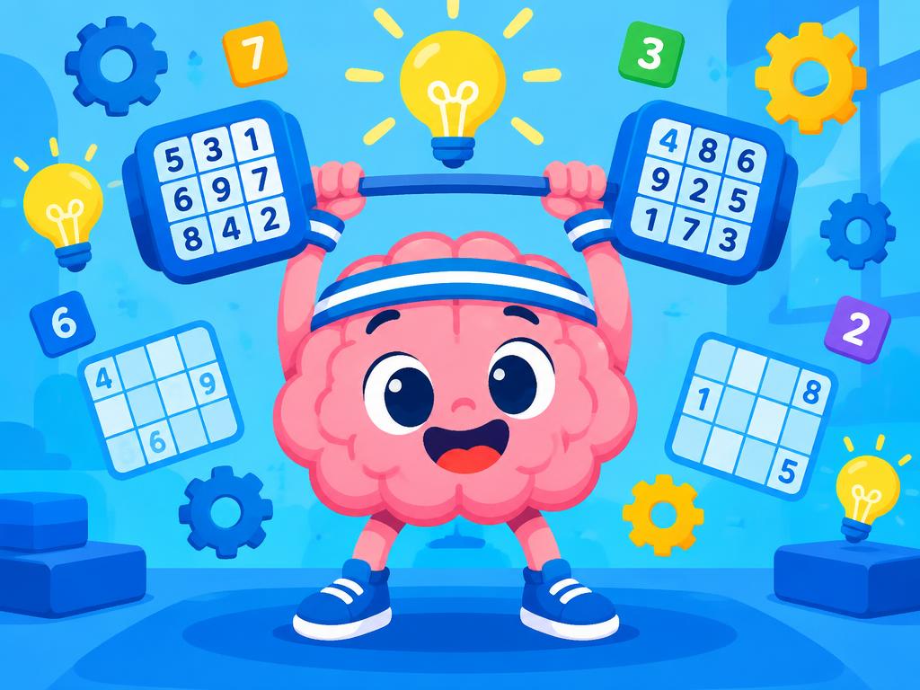 A brain character training with Sudoku techniques